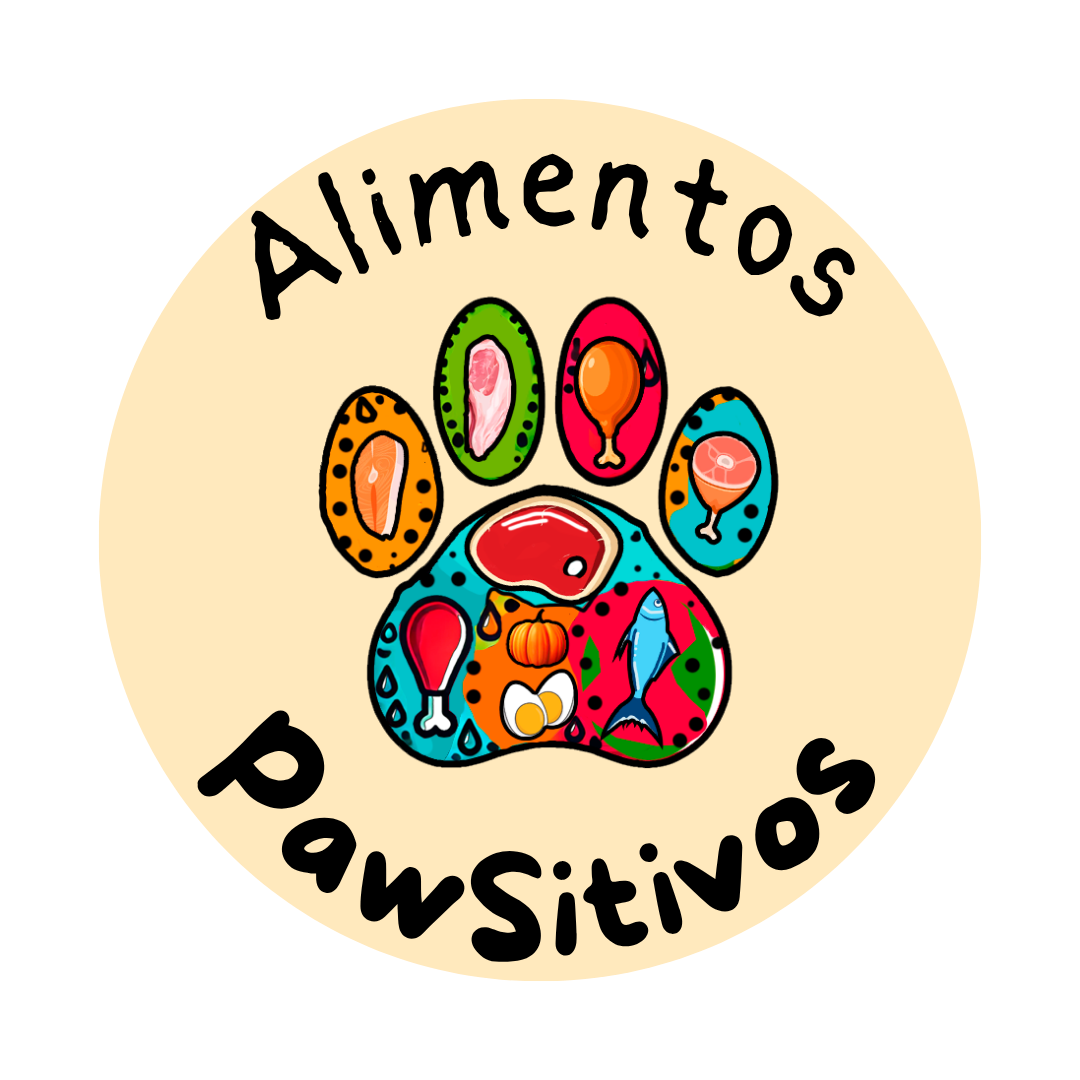 Alimentos Pawsitivos - Logo de alimentos naturales para mascotas